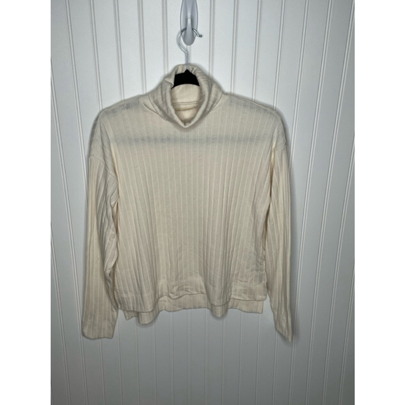 Women's Madewell Ribbed mock turtleneck long sleeve size S - Picture 1 of 4